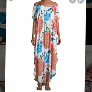 Mara Hoffman off shoulder coverup dress